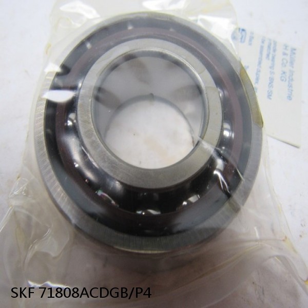 71808ACDGB/P4 SKF Super Precision,Super Precision Bearings,Super Precision Angular Contact,71800 Series,25 Degree Contact Angle